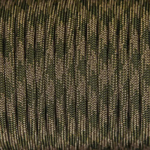 Русский паракорд 6 мм (Paracord IV-750) КМФ Сибирская хвоя (10 м) 