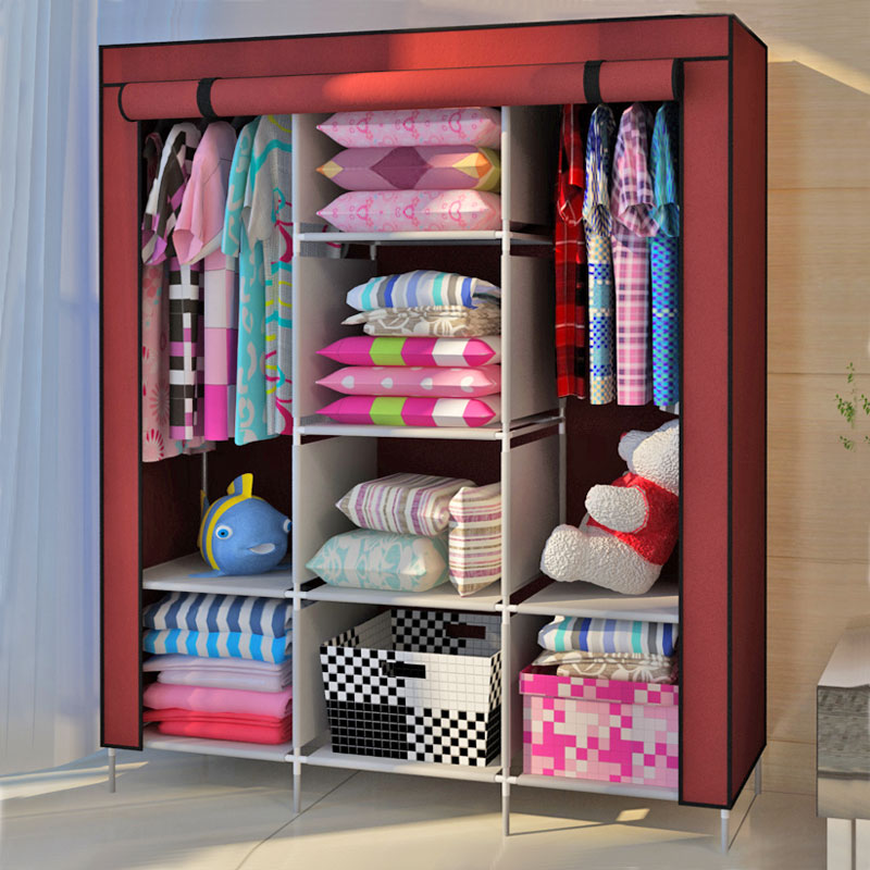 Cheap_shipping_steel_removable_cloth_folding_simple_wardrobe_closet_cloth_wardrobe_thick_steel_reinforcement_large_assembly__1