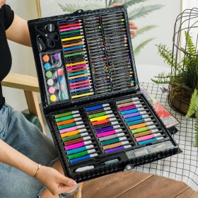 150PCS-Set-Children-Colored-pencil-Drawing-Artist-Kit-Painting-Art-Marker-pen-Set-Crayon-Oil-Paint