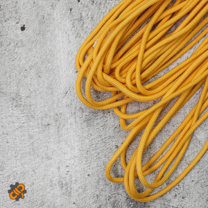 Русский паракорд 4мм (Paracord III-550) Желтый (6 м)