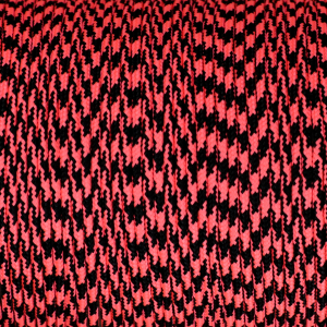 Русский паракорд 2мм (тонкий шнур) Неон черно-розовый 6м