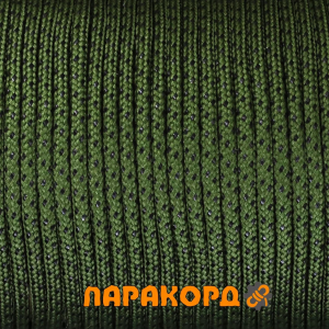 Русский паракорд 4мм (Paracord III-550) Олива-точка