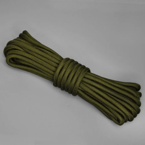 Русский паракорд 8мм сердечник 15 нитей (10 м) Олива / Шнур, тросс, репшнур, веревка туристическая